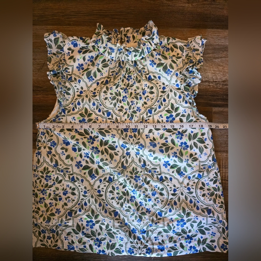 Sugarlips Floral Ruffle Sleeve Blouse - Picture 4 of 8